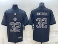Men's New Orleans Saints Tyrann Mathieu #32 Black RFLCTV Limited Jerseys