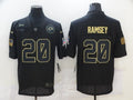Men's Los Angeles Rams Jalen Ramsey #20 Black Game Player Jerseys