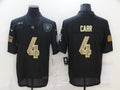 Men's Las Vegas Raiders Derek Carr #4 Black Jerseys