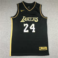 Men's Los Angeles Lakers Kobe Bryant #24 NBA Black Player Jerseys
