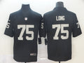 Men's Las Vegas Raiders Howie Long #75 Black Game Player Jerseys