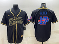Men's Buffalo Bills Josh Allen #17 Black Game Jerseys Joint Edition
