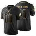 Custom1 Philadelphia Eagles Black Golden Limited 100 Jerseys Stitched American Football Jerseys