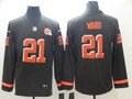 Men's Cleveland Browns Denzel Ward #21 White Player Game Jerseys