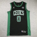 Men's Boston Celtics Jayson Tatum #0 Black 2022/23 Statement Edition Swingman Jerseys
