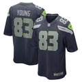 Dareke Young Seattle Seahawks Nike Game   Jersey - College Navy
