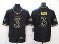 Men's Denver Broncos Drew Lock #3 Black Game Jerseys
