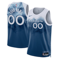 Men's Minnesota Timberwolves Blue 2023/24 Custom Swingman Jerseys - City Edition