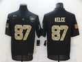 Men's Kansas City Chiefs #87 Travis Kelce Black Player Game Jerseys