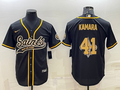 Men's New Orleans Saints Alvin Kamara #41 Black Player Jerseys Joint Edition
