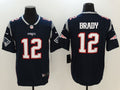 Men's Tom Brady #12 New England Patriots Jerseys Navy