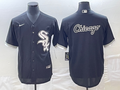 Men's Chicago White Sox Black Alternate Replica Game Jerseys