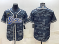 Men's Los Angeles Rams Grey Camouflage Blank Jerseys