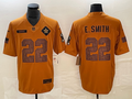 Men's Dallas Cowboys Emmitt Smith #22 Brown 2023 Salute To Service Retired Player Limited Jerseys