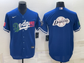 Men's Los Angeles Dodgers Blue Alternate Baseball Jerseys