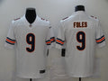 Men's Chicago Bears Nick Foles #9 White Game Jerseys