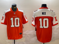Men's Denver Broncos Bo Nix #10 Orange Player Game Jerseys