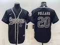 Men's Dallas Cowboys Tony Pollard #20 Black RFLCTV Limited Jerseys Joint Edition
