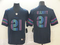 Men's Dallas Cowboys Ezekiel Elliott #21 Navy City Edition Game Jerseys