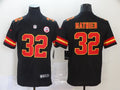 Men's Kansas City Chiefs Tyrann Mathieu #32 Black Game Jerseys