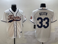 Men's Detroit Tigers Colt Keith #33 White Player Jerseys