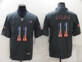 Men's Philadelphia Eagles #11 A.J. Brown Black Game Jerseys