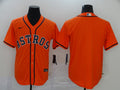 Men's Houston Astros Orange Replica Blank Jerseys