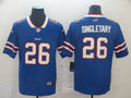 Men's Buffalo Bills Devin Singletary #26 Blue Game Player Jerseys