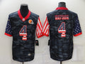 Men's Cleveland Browns Deshaun Watson #4 Gray Camouflage Game Jerseys