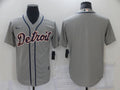 Men's Detroit Tigers Gray Blank Replica Jerseys
