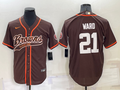 Men's Cleveland Browns Denzel Ward #21 Brown Game Jerseys Joint Edition