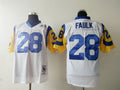Men's San Louis Rams Marshall Faulk Mitchell & Ness White Legacy Replica Jerseys