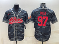 Men's San Francisco 49ers Nick Bosa #97 Grey Camouflage Player Jerseys Joint Edition