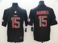 Men's Kansas City Chiefs Patrick Mahomes #15 Black Alternate Game Jerseys