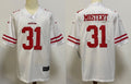 Men's San Francisco 49ers Raheem Mostert #31 White Game Player Jerseys
