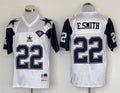 Men's Dallas Cowboys Emmitt Smith Mitchell & Ness White Legacy Replica Jerseys