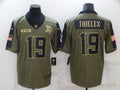 Men's Minnesota Vikings Adam Thielen #19 Brown Player Game Jerseys