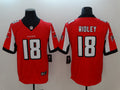 Men's Atlanta Falcons Calvin Ridley #18 Red Game Jerseys